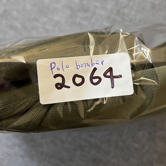 Polo Ralph Lauren Tech Fleece Bomber Jacket - Men's Size M - Green - Picture 11 of 11